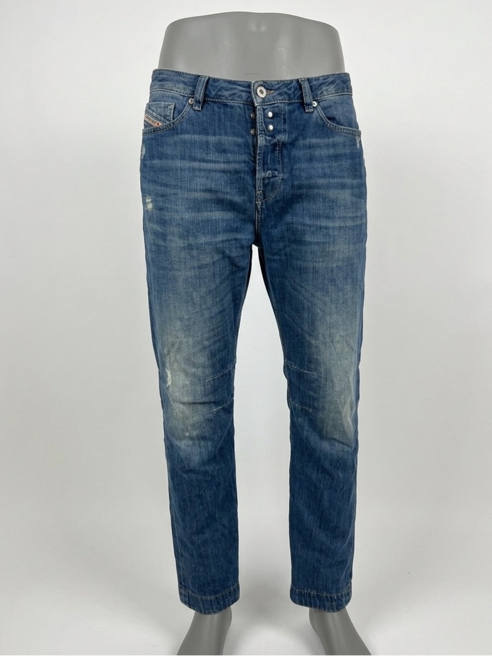 Diesel Eazee Distressed Boyfriend Jeans W27 L32 (Fits 31" Waist)